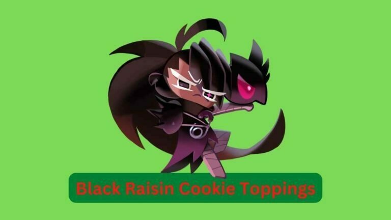 Black Raisin Cookie Toppings